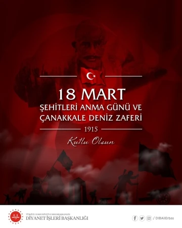 Diyanet İşleri Başkanı Erbaş’tan 18 Mart mesajı
