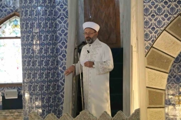 Diyanet İşleri Başkanı Erbaş: “Ümmet olma bilincimizi her daim diri tutmamız lazım”
