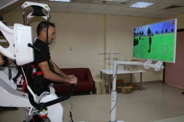 Diyarbakır’da yürüme güçlüğü çeken hastalar robotik cihazla şifa buluyor
