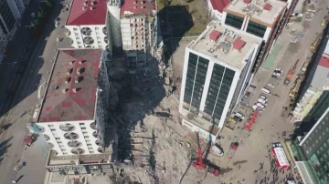 Diyarbakır Galeria Sitesi havadan görüntülendi, depremin izleri yürek burktu
