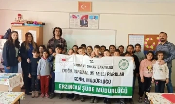 DKMP, öğrencilere tabiatın korunması için eğitim veriyor
