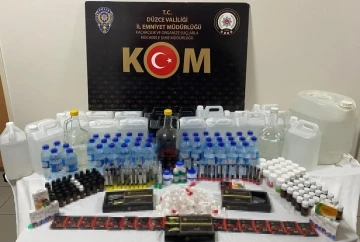 Düzce’de yılbaşı öncesi kaçak alkol operasyonu: 2 gözaltı