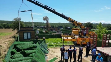 Edirne’de &quot;tiny house&quot;lar kaldırılıyor
