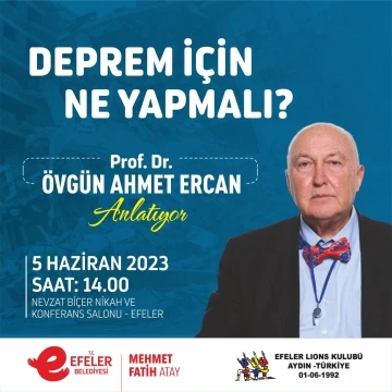 Efeler’de de deprem bilinci artıyor
