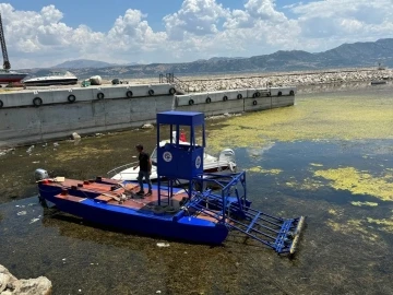 Eğirdir Gölü yüzeyindeki yosunlar temizlenecek
