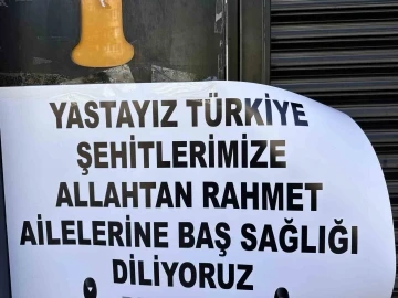 Eğlence mekanı şehit haberlerinin ardından kepenk kapattı
