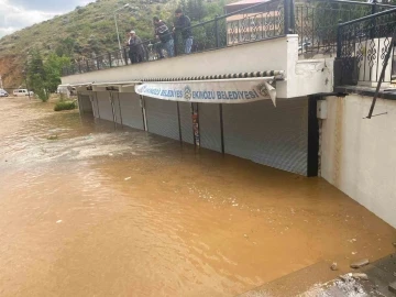 Ekinözü’nde yağmur sele neden oldu
