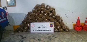 Elazığ’da 408 kilo kaçak tütün ele geçirildi
