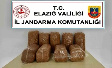 Elazığ’da 45 kilo kaçak tütün ele geçirildi
