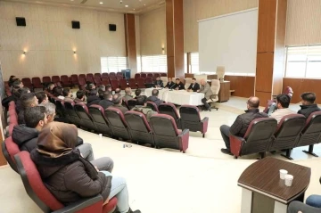 Erciş’te ‘deprem risk ve yapı kontrol değerlendirme toplantısı’ yapıldı
