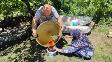 Erzurum’da dutun pekmez ve pestile yolculuğu sürüyor
