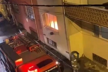 Bursa'da eşine kızdı evi ateşe verdi