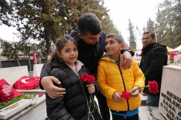 Fadıloğlu’ndan, şehitliklere ve şehit ailelerine ziyaret
