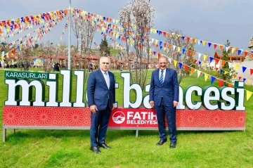 Fatih Belediye Başkanı Turan: “Sur diplerindeki 70 bin metrekarelik bir alanı, Yeşil alan olarak Fatih’imize kazandırdık”
