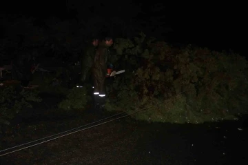 Fırtına Alaşehir’i savaş alanına çevirdi
