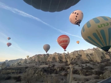 Fırtına, balon uçuşlarını da etkiledi
