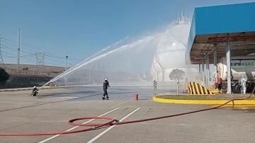 Gaz tesisinde &quot;büyük endüstriyel kaza tatbikatı&quot;
