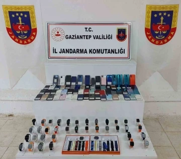 Gaziantep’te 1 milyon lira değerinde kaçak telefon ele geçirildi
