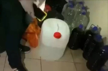 Gaziantep’te 200 litre sahte alkol ele geçirildi
