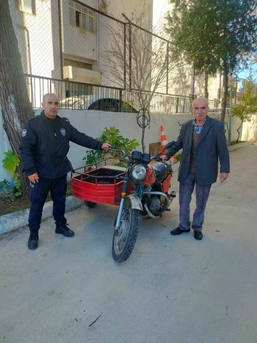 Gaziantep’te 22 yıl önce çalınan motosiklet bulundu
