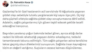 Gaziantep’te doktora darp olayında tutuklu sayısı 3’e çıktı
