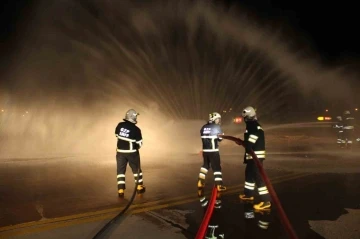 Gazipaşa-Alanya Havalimanı’nda acil durum tatbikatı