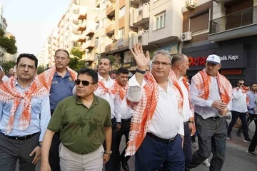 Geleneksel 8. Yuntdağı Yağlı Pehlivan Güreşleri kortej yürüyüşü yapıldı
