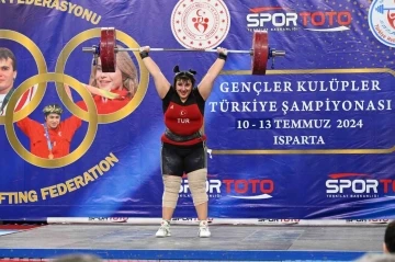 Gençler Kulüpler Türkiye Halter Şampiyonası’nda Fatmagül Çevik Türkiye rekoru kırdı