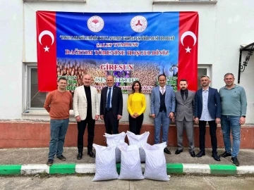 Giresun’da fındığa ek gelir için salep tohumu dağıtıldı
