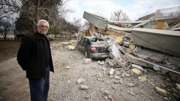 Göçük altından Avusturya'daki eşini arayarak kurtuldu