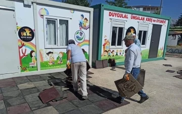 Gölbaşı’nda parklara çevre düzenlemesi yapılıyor
