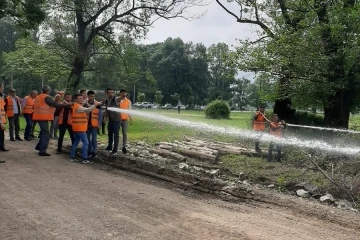 Gönüllülere orman yangınına müdahale eğitimi
