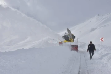 Hakkari’de karla mücadele çalışması
