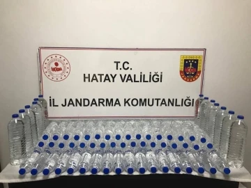 Hatay’da kaçak içki operasyonu
