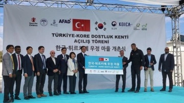 Hatay'da 500 konteynerli "Kore-Türkiye Dostluk Kenti"nin açılışı yapıldı