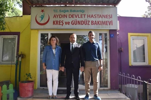 İl Sağlık Müdürü Şenkul, Aydın Devlet Hastanesi Kreşi’nde incelemelerde bulundu
