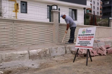 İlkadım’da kaldırımlar daha konforlu hale geliyor
