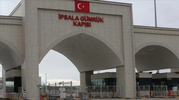 İpsala Sınır Kapısı, Yunanistan'daki yangınlar nedeniyle geçişlere kapatıldı