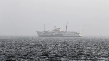 İstanbul'da bazı vapur seferlerine hava muhalefeti engeli