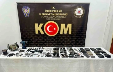 İzmir’de kaçak silah imalathanesine operasyon
