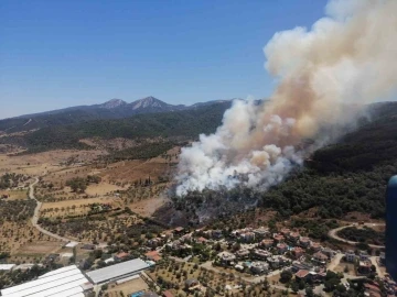 İzmir Güzelbahçe’de orman yangını