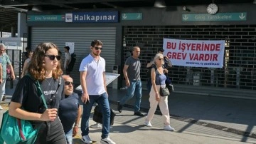 İzmir'de metro ve tramvay işçilerinin grevi sona erdi