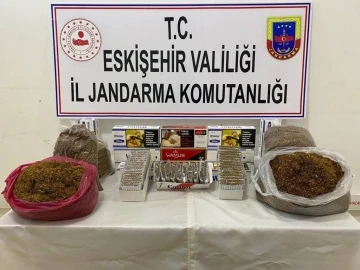 Jandarma ekiplerinden kaçak tütün operasyonu
