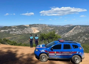 Jandarma, yangınlara karşı ormanları havadan ve karadan denetliyor
