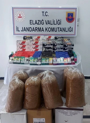 Jandarmadan kaçak sigara ve makaron  operasyonu
