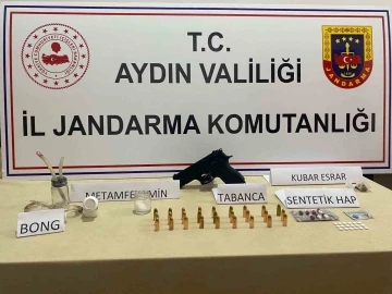 Jandarmanın hassas burunları uyuşturucuya geçit vermedi
