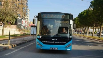 Kahramanmaraş’ta 16 güzergahta ücretsiz toplu taşıma
