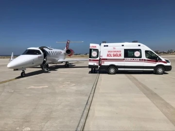 Kalp hastası 3 günlük bebek uçak ambulansla İstanbul’a sevk edildi
