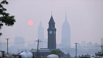 Kanada'dan gelen orman yangını dumanları nedeniyle New York'ta kırmızı alarm