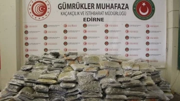 Kapıkule’de 635 kilo esrar ele geçirildi
